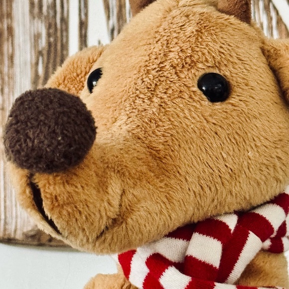 Rare Build-a-Bear Workshop 🦌 Reindeer Christmas Dear w/Antlers, Shorts & Scarf - Picture 6 of 10